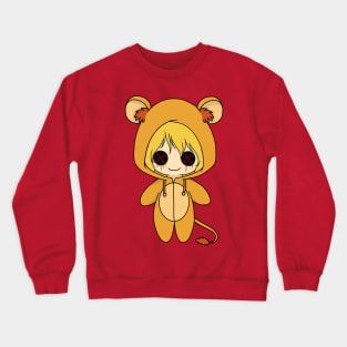 creepypasta ben drowned lion costume doll Crewneck Sweatshirt